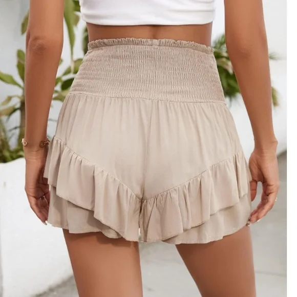 NWOT Ruffle Flowy Shorts | Amazon - Picture 2 of 9